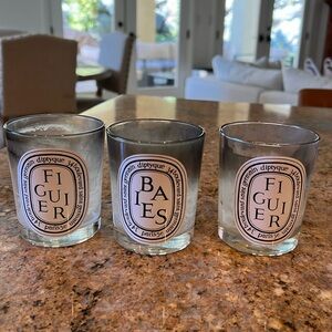 Diptyque empty vases